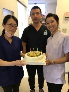 H２９．８．２１　お誕生日のお祝いを行いました