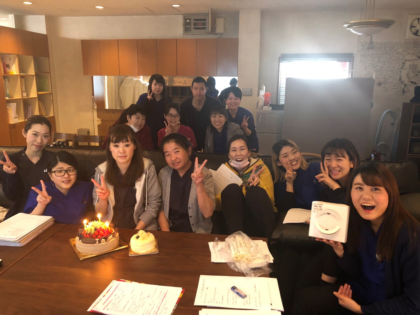 2018.2.20　全体ＭＴＧ　スタッフ誕生日