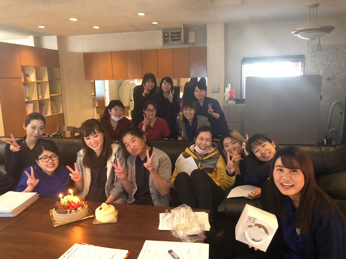 2018.2.20　全体ＭＴＧ　スタッフ誕生日